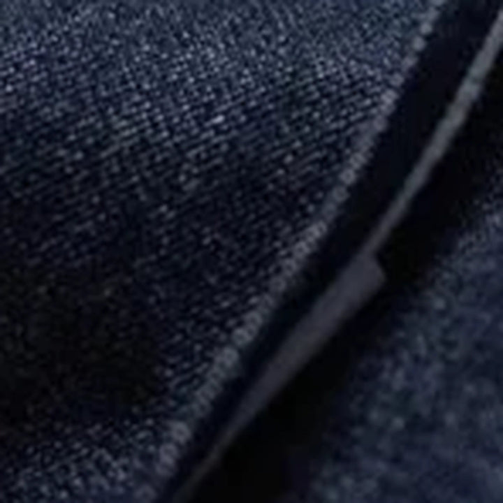 Shawl collar selvedge men's jean chore jacket