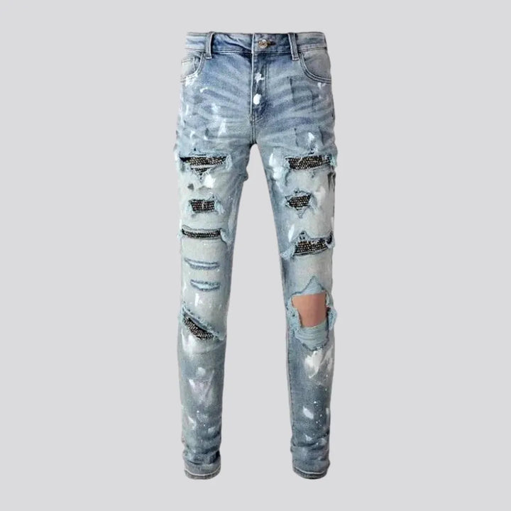 Tight men's frayed jeans | Jeans4you.shop