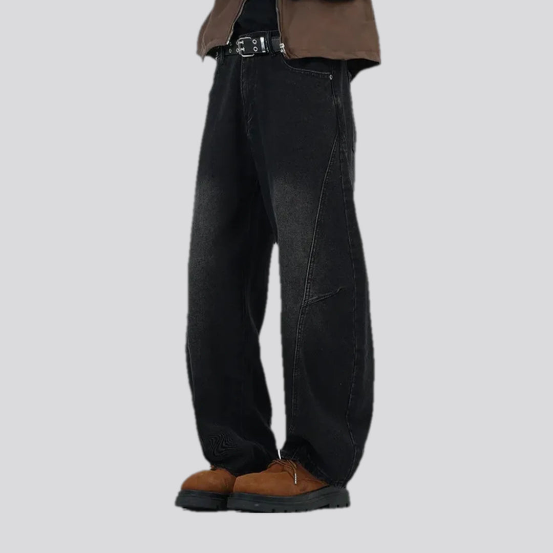 Boho Panneled Vintage Men's Jeans | Jeans4you.shop